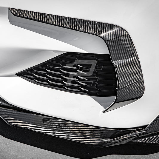 SQ Style Carbon Fiber Front Vent Trim - BMW 8 series G14/G15/G16