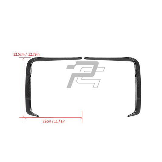 SQ Style Carbon Fiber Front Vent Trim - BMW 4 Series G22/G23