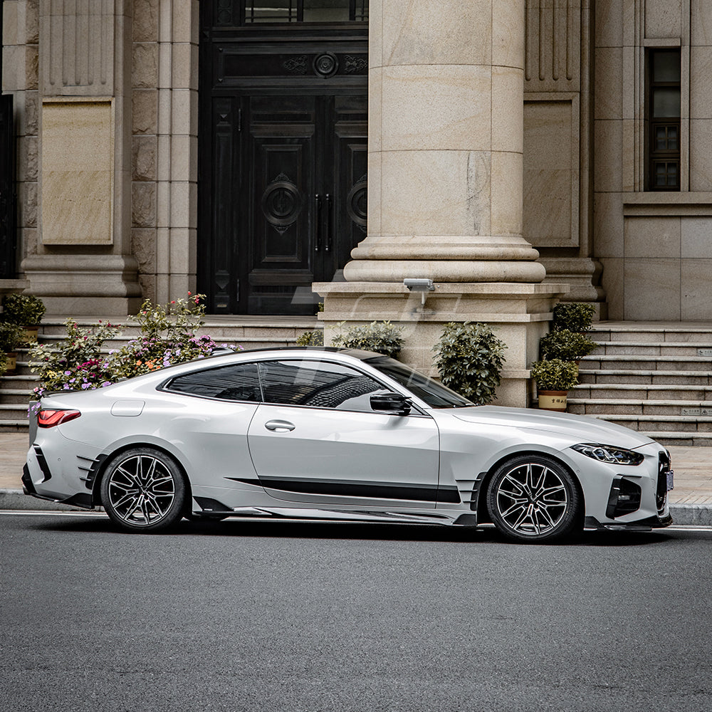 SQ Style Carbon Fiber Front Side Spat - BMW 4 Series G22/G23