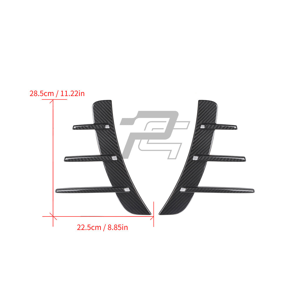 SQ Style Carbon Fiber Front Side Spat - BMW 4 Series G22/G23
