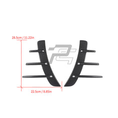 SQ Style Carbon Fiber Front Side Spat - BMW 4 Series G22/G23