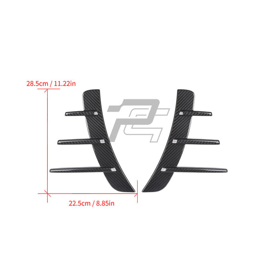 SQ Style Carbon Fiber Front Side Spat - BMW 4 Series G22/G23