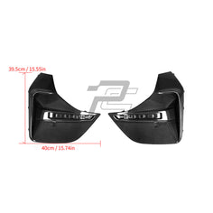 SQ Style Carbon Fiber Rear Bumper Trim - BMW i4 G26