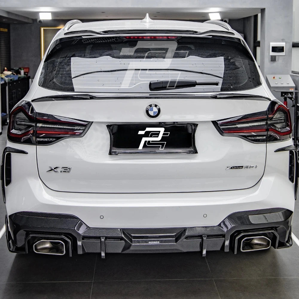 SQ Style Carbon Fiber Diffuser - BMW X3 G01 LCI