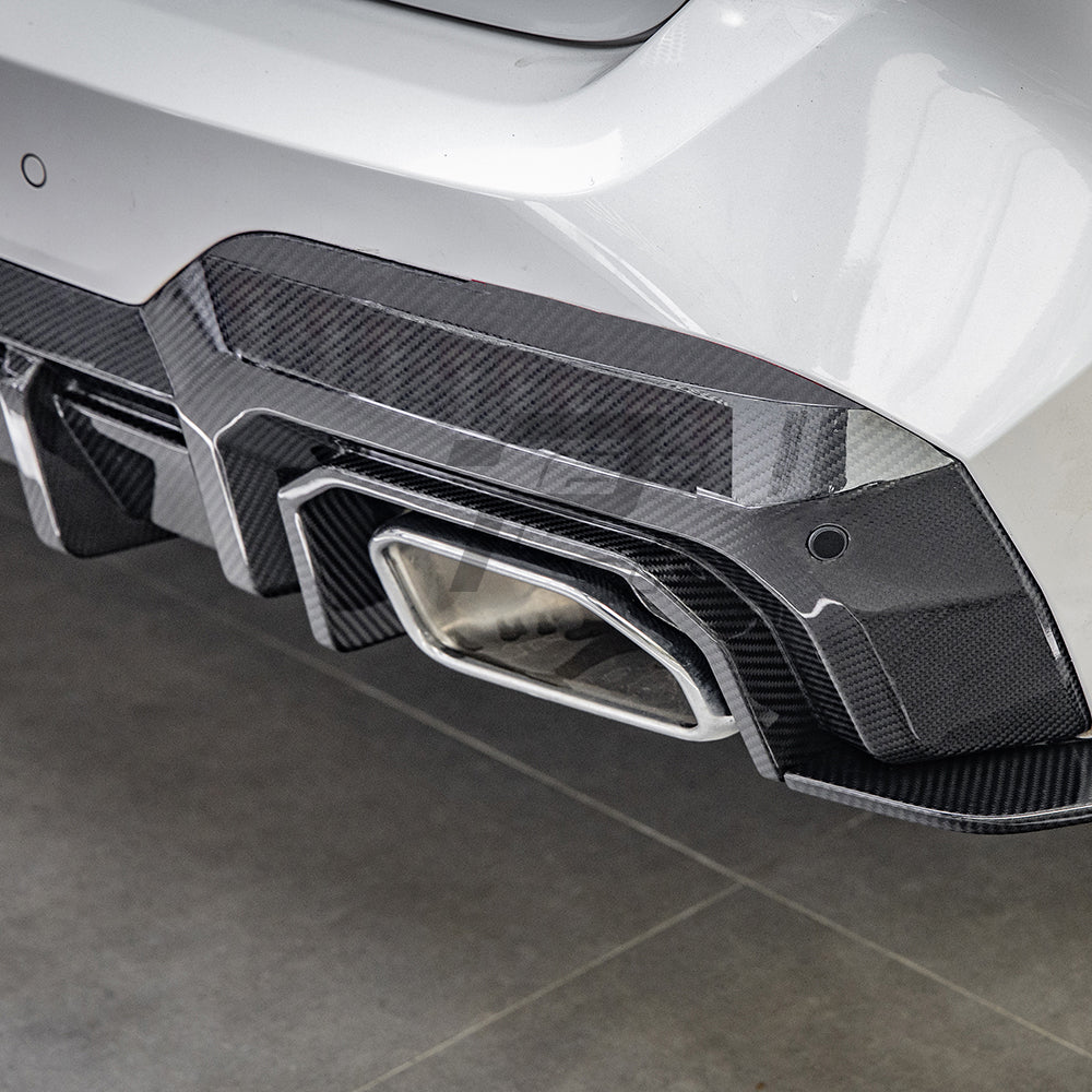 SQ Style Carbon Fiber Diffuser - BMW X3 G01 LCI