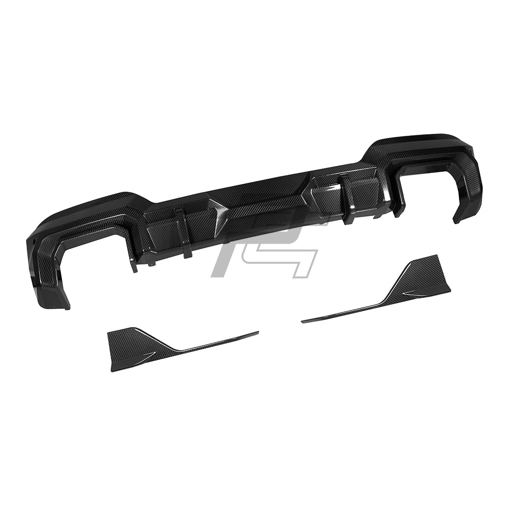 SQ Style Carbon Fiber Diffuser - BMW X3 M40i G01 LCI
