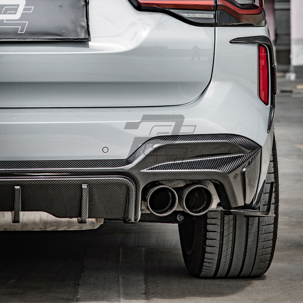 SQ Style Carbon Fiber Rear Diffuser - BMW X3M F97 LCI