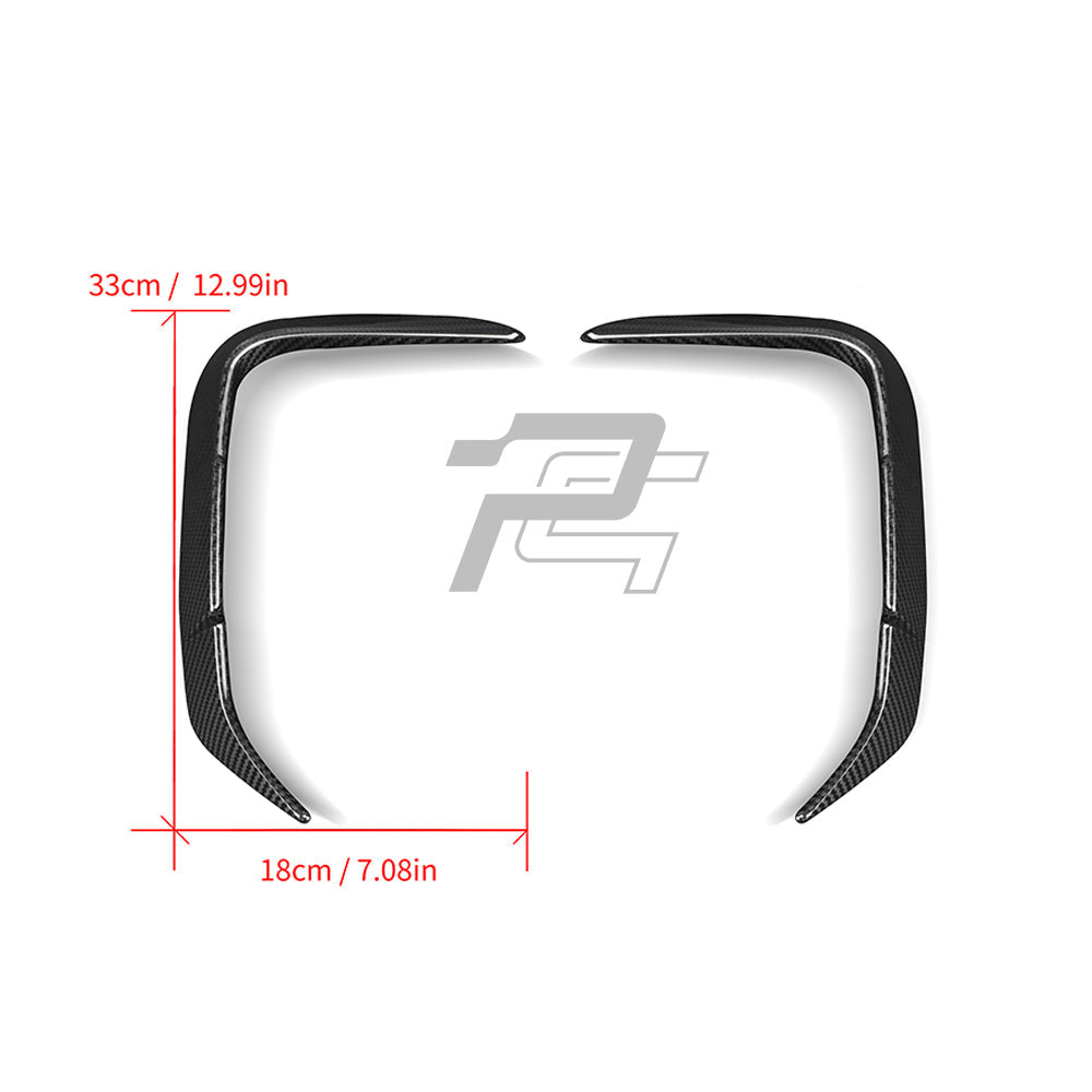 SQ Style Carbon Fiber Rear Vent Trim - BMW X3M F97 LCI