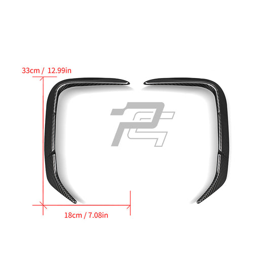 SQ Style Carbon Fiber Rear Vent Trim - BMW X3M F97 LCI