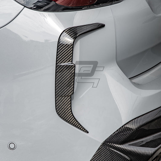 SQ Style Carbon Fiber Rear Vent Trim - BMW X3M F97 LCI