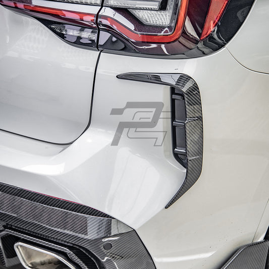 SQ Style Carbon Fiber Rear Vent Trim - BMW X3 G01 LCI