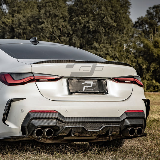 SQ Style Carbon Fiber Rear Vent Trim - BMW 4 Series G22/G23