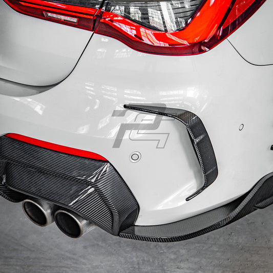 SQ Style Carbon Fiber Rear Vent Trim - BMW 4 Series G22/G23