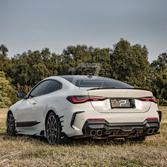 SQ Style Carbon Fiber Rear Vent Trim - BMW 4 Series G22/G23
