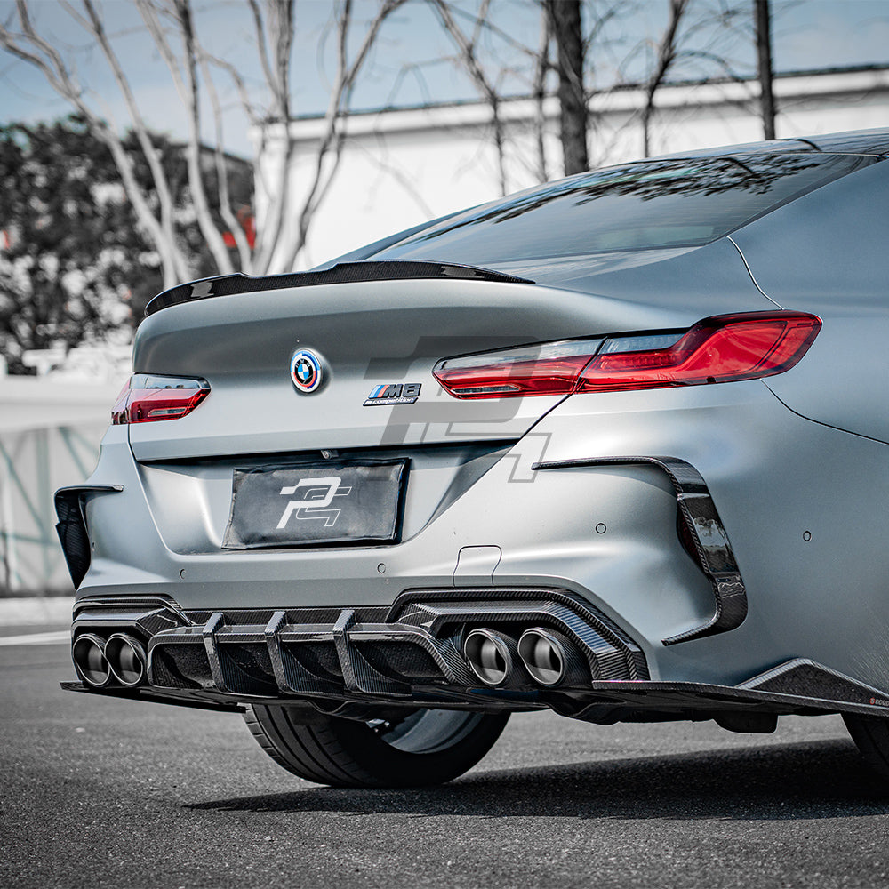 SQ Style Carbon Fiber Rear Vent Trim - BMW M8 F91 & F92