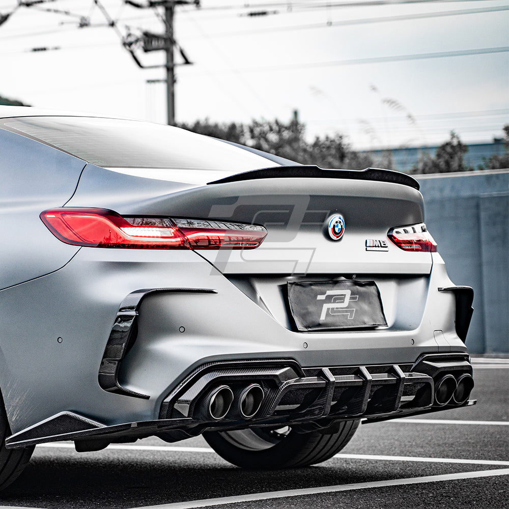 SQ Style Carbon Fiber Rear Vent Trim - BMW M8 F91 & F92