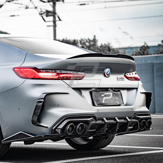 SQ Style Carbon Fiber Rear Vent Trim - BMW M8 F91 & F92