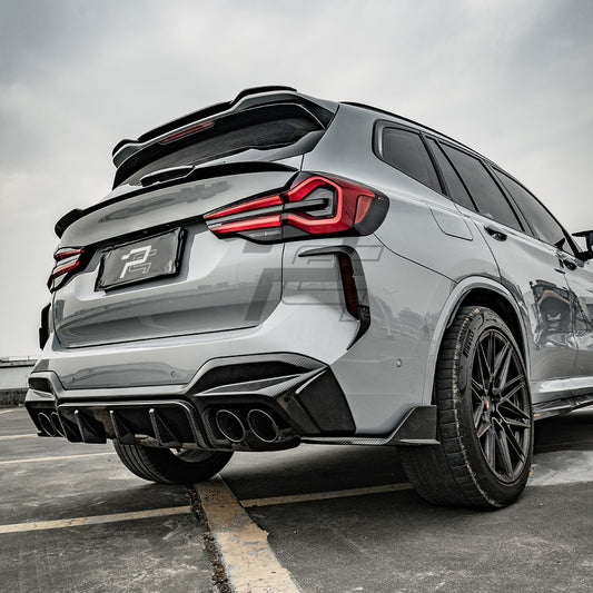 SQ Style Carbon Fiber Roof Spoiler - BMW X3M F97