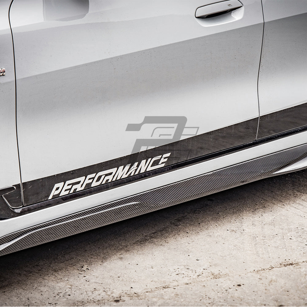 SQ Style Carbon Fiber Side Skirt - BMW 4 Series G26