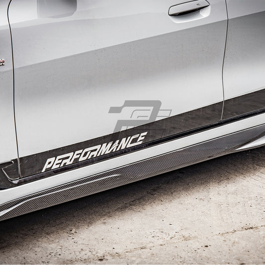 SQ Style Carbon Fiber Side Skirt - BMW 4 Series G26