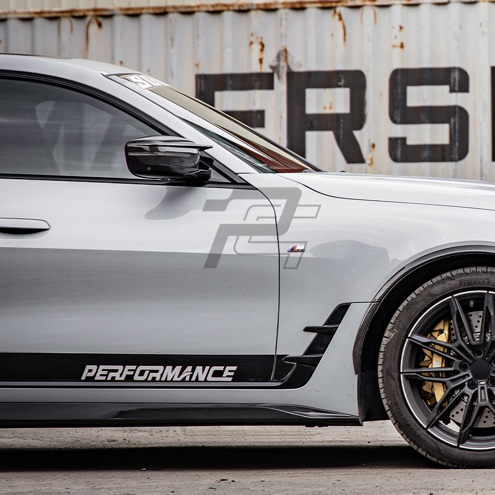 SQ Style Carbon Fiber Side Skirt - BMW 4 Series G26