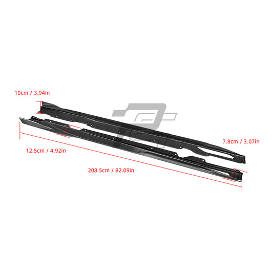 SQ Style Carbon Fiber Side Skirt - BMW 4 Series G26