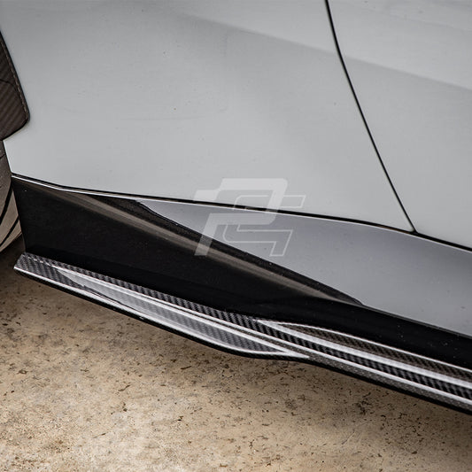 SQ Style Carbon Fiber Side Skirt - BMW G42 2 Series