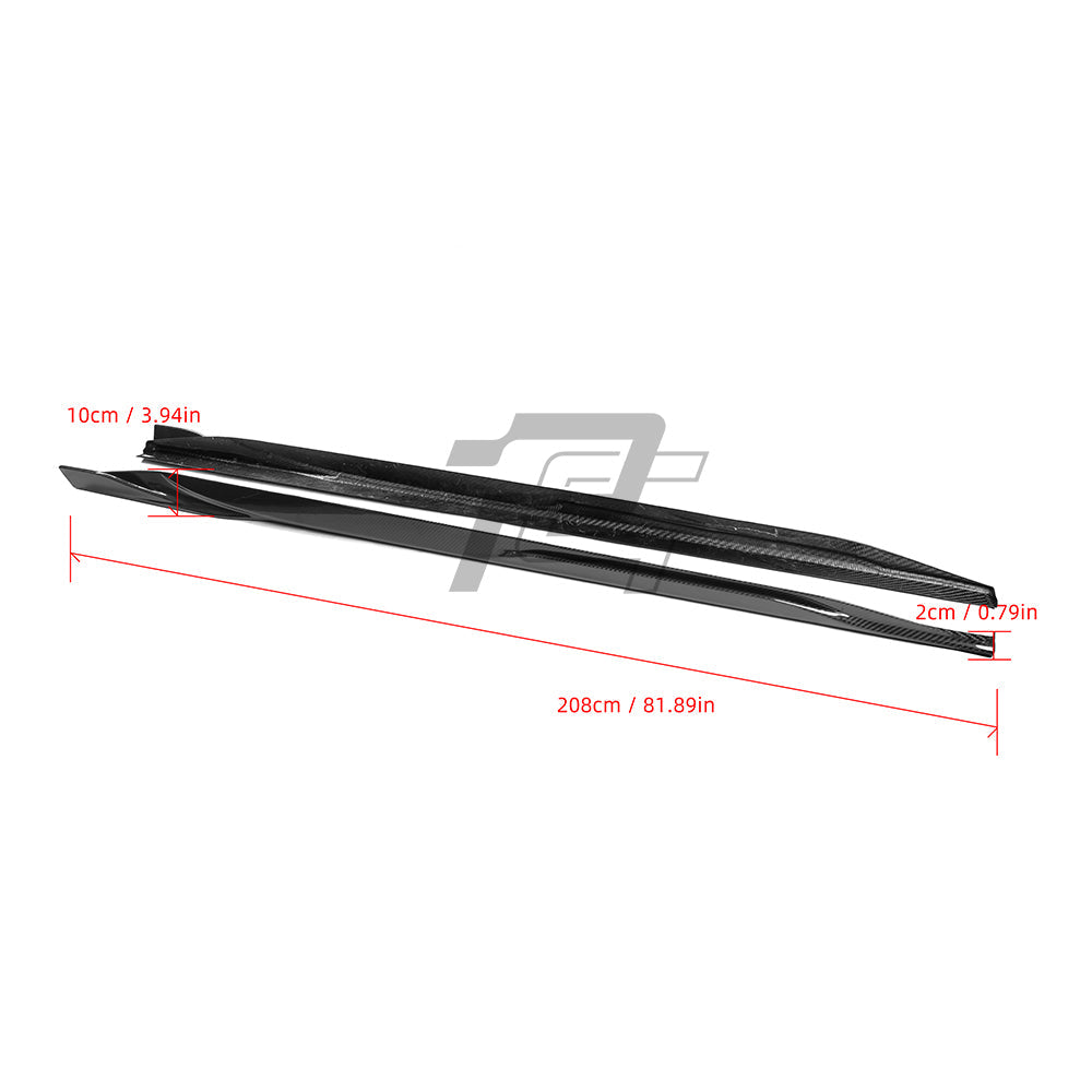 SQ Style Carbon Fiber Side Skirt - BMW i4 G26