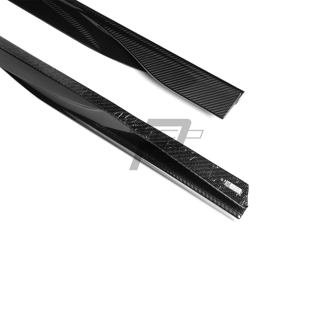 SQ Style Carbon Fiber Side Skirt - BMW i4 G26