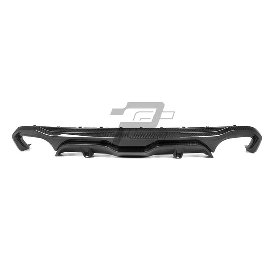 SQ Style Carbon Fiber Single Tip Diffuser - BMW 4 Series G26