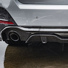 SQ Style Carbon Fiber Single Tip Diffuser - BMW 4 Series G26