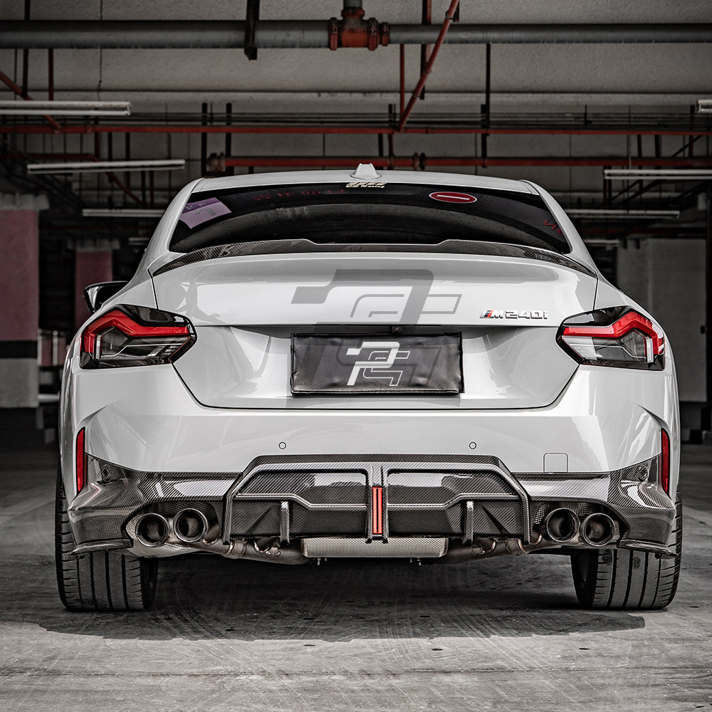 SQ Style Carbon Fiber Rear Trunk Spoiler - BMW G87 M2 & G42 2 Series