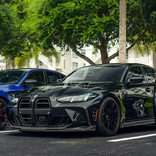 SQ Style Carbon Fiber Front Grill V2 - BMW M3 G80 G81 & M4 G82 G83