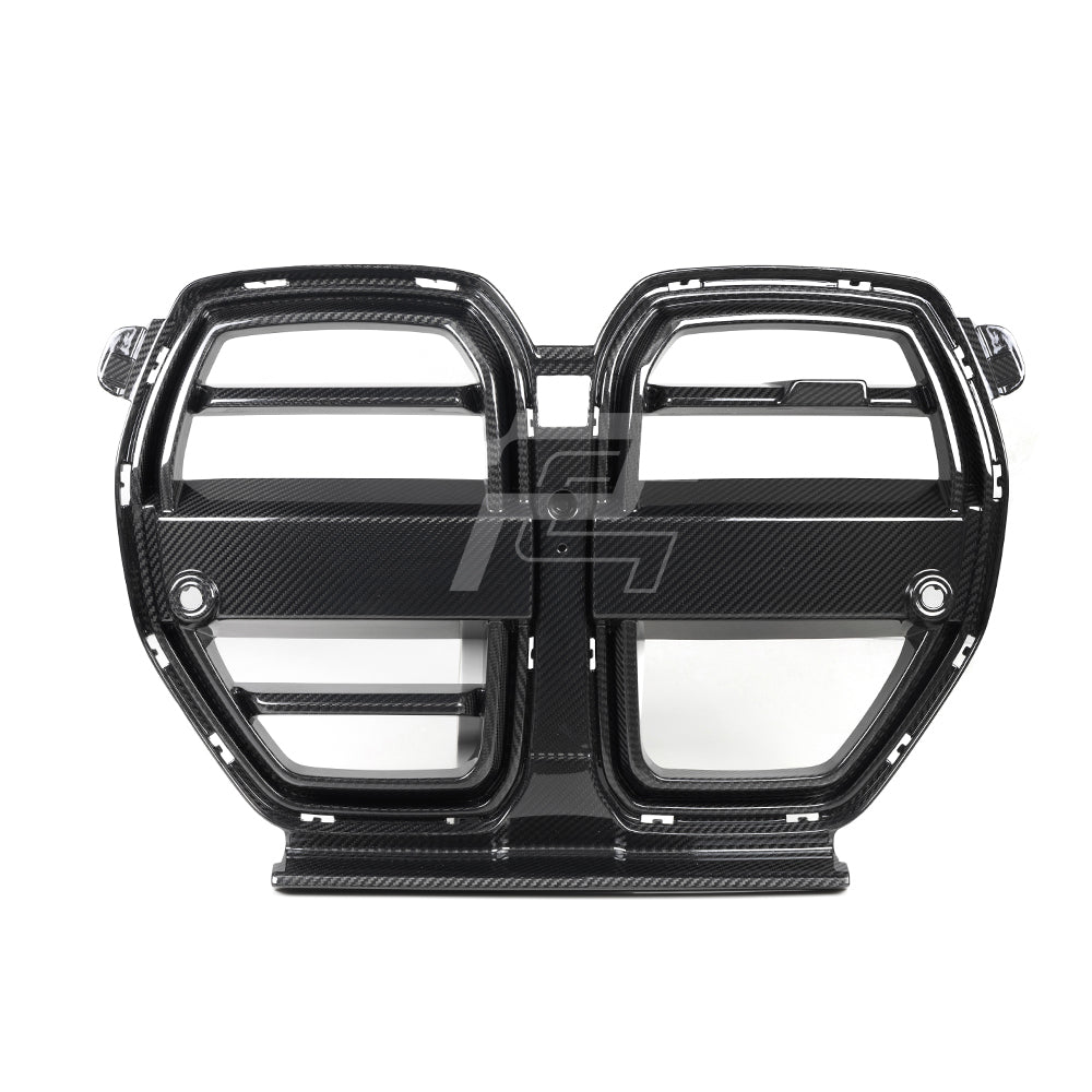 SQ Style Carbon Fiber Front Grill V2 - BMW M3 G80 G81 & M4 G82 G83