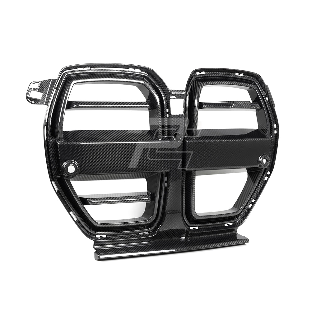 SQ Style Carbon Fiber Front Grill V2 - BMW M3 G80 G81 & M4 G82 G83