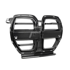 SQ Style Carbon Fiber Front Grill V2 - BMW M3 G80 G81 & M4 G82 G83