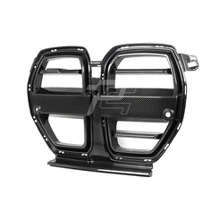SQ Style Carbon Fiber Front Grill V2 - BMW M3 G80 G81 & M4 G82 G83