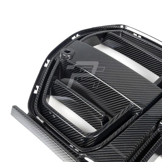 SQ Style Carbon Fiber Front Grill V2 - BMW M3 G80 G81 & M4 G82 G83