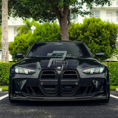 SQ Style Carbon Fiber Front Grill V2 - BMW M3 G80 G81 & M4 G82 G83