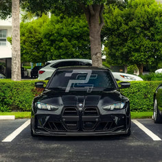 SQ Style Carbon Fiber Front Grill V2 - BMW M3 G80 G81 & M4 G82 G83