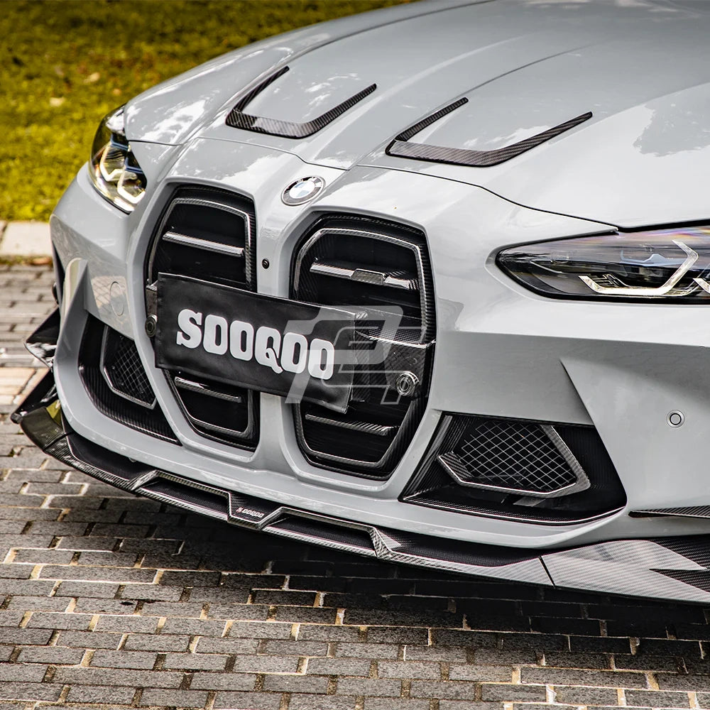 SQ Style Carbon Fiber Front Grill V2 - BMW M3 G80 G81 & M4 G82 G83