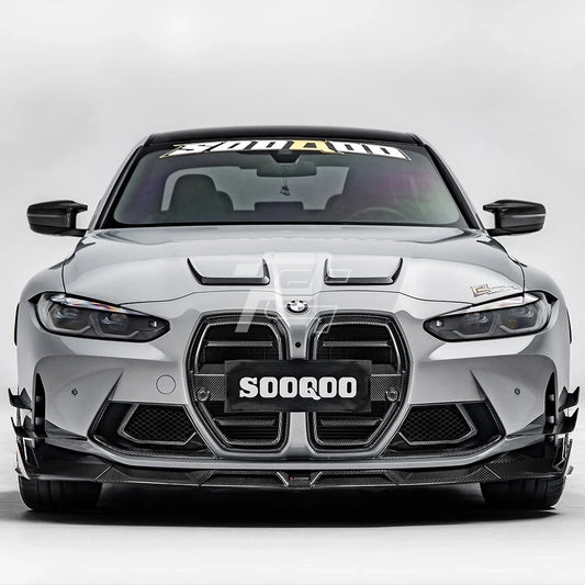SQ Style Carbon Fiber Front Grill V2 - BMW M3 G80 G81 & M4 G82 G83