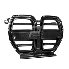 SQ Style Carbon Fiber Front Grill V2 - BMW M3 G80 G81 & M4 G82 G83