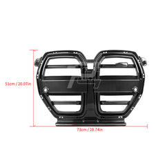 SQ Style Carbon Fiber Front Grill V2 - BMW M3 G80 G81 & M4 G82 G83