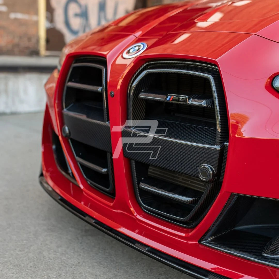 SQ Style Carbon Fiber Front Grill V2 - BMW M3 G80 G81 & M4 G82 G83