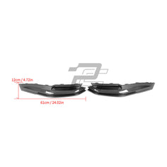 SQ Style Carbon Fiber Rear Diffuser Set With Brake Light V1 - BMW M4 G82 G83
