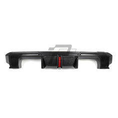 SQ Style Carbon Fiber Rear Diffuser Set With Brake Light V1 - BMW M4 G82 G83