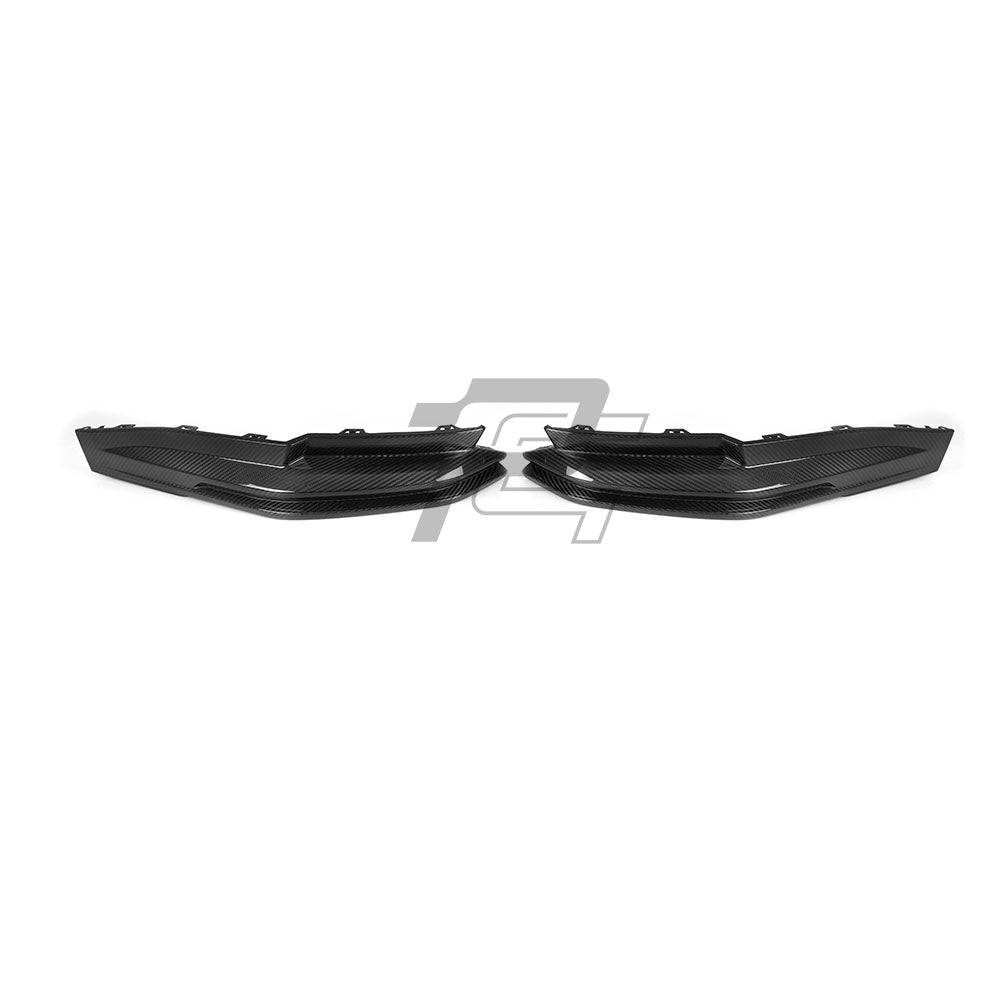SQ Style Carbon Fiber Rear Diffuser Set With Brake Light V1 - BMW M4 G82 G83