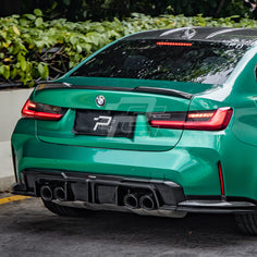 SQ Style Carbon Fiber Rear Diffuser Set V1 - BMW M3 G80 G81