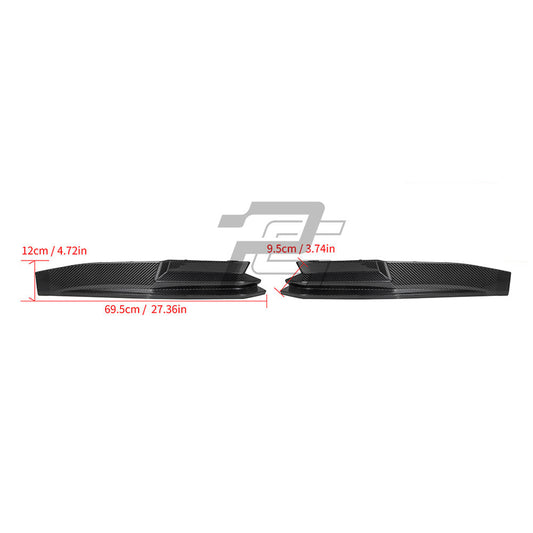 SQ Style Carbon Fiber Rear Diffuser Set V1 - BMW M3 G80 G81